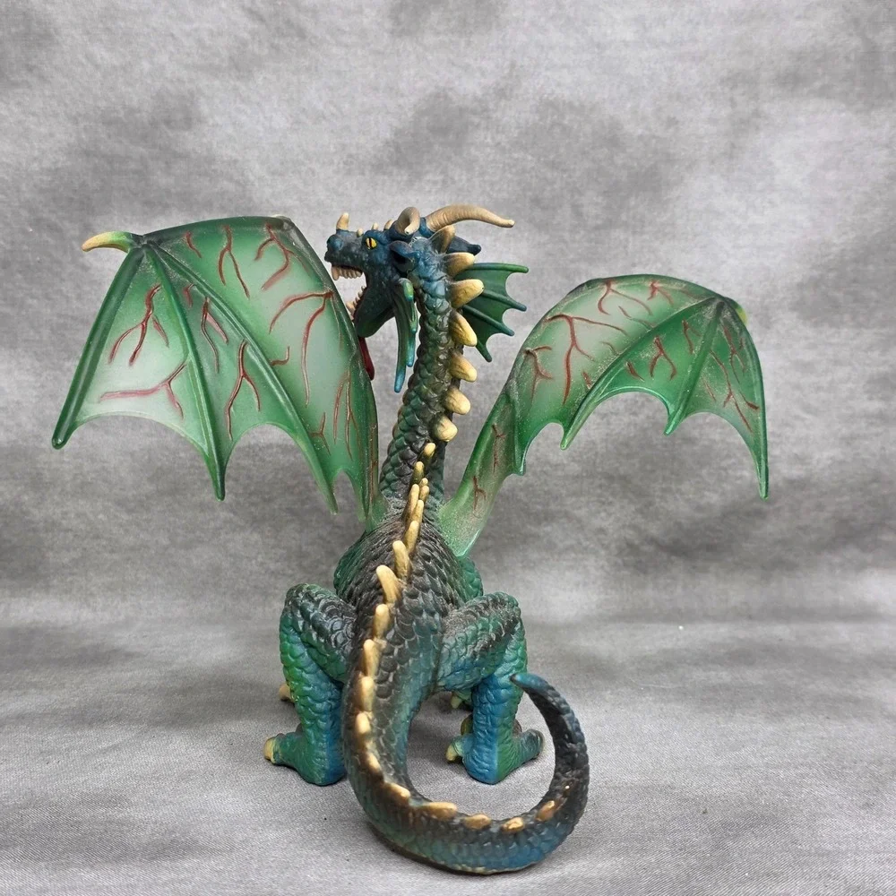Schleich 2003 Green Dragon Figure World of Knights 5.5